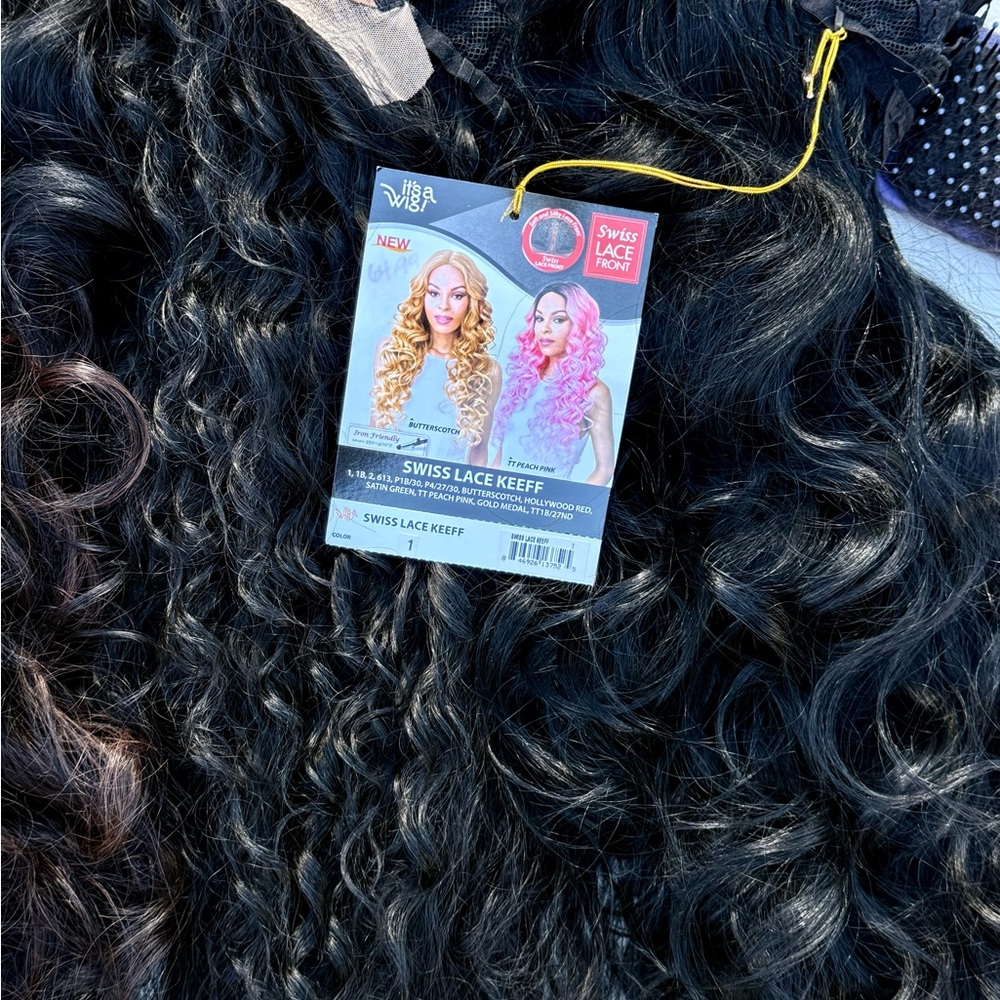 Women's Wig Lot- Long Dark Natural Wave & Curly Styles - Picture 11 of 14